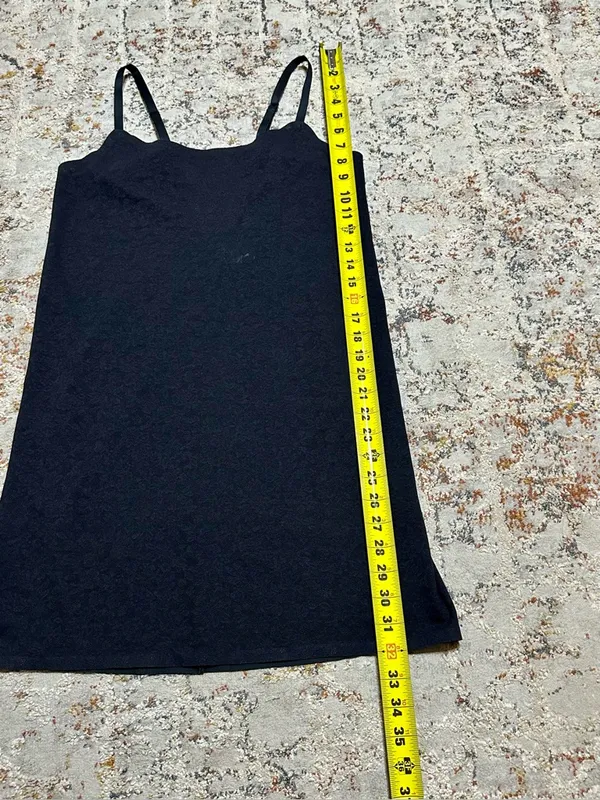 Aerie Smoothez Lace Black Dress sheer lingerie shapewear slip dress size Large - Image 5