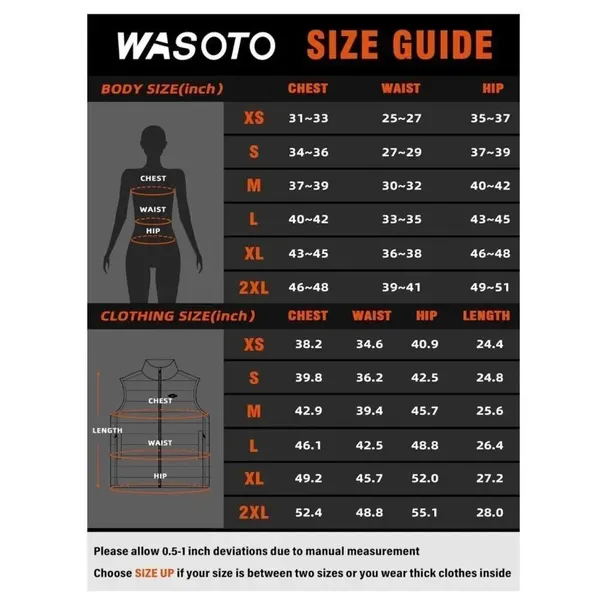 Wasoto Women’s Black Heated Vest with Battery Pack Washable SMALL NEW - Image 11