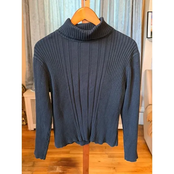 Liz Claiborne L Turtleneck sweater black - Image 2