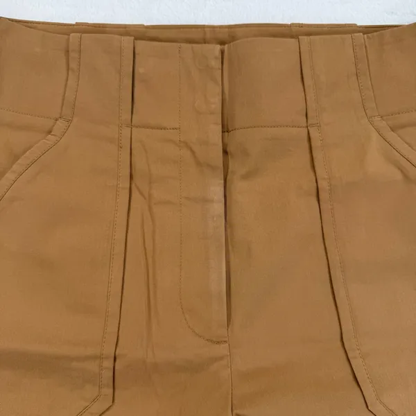 Veronica Beard Size 6 Brown‎ Pants High Rise Straight Leg Utility Pockets READ - Image 6