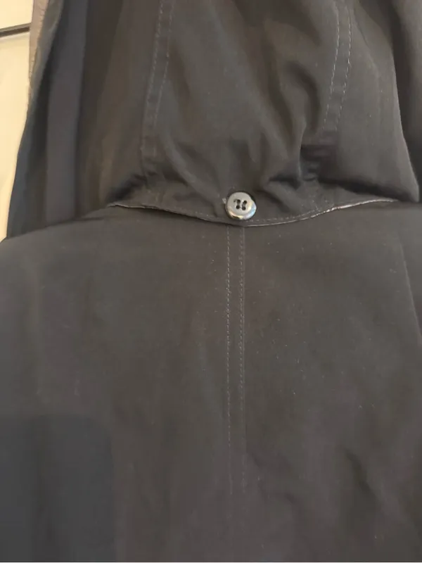 Miss Gallery Black Hooded Coat Jacket Medium Removable Button-In Liner - Image 8