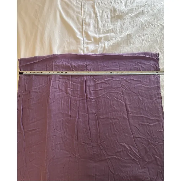 Purple Scarf Shawl Soft Fringe Whimsigoth Indie Boho Festival Travel Y2K - Image 4