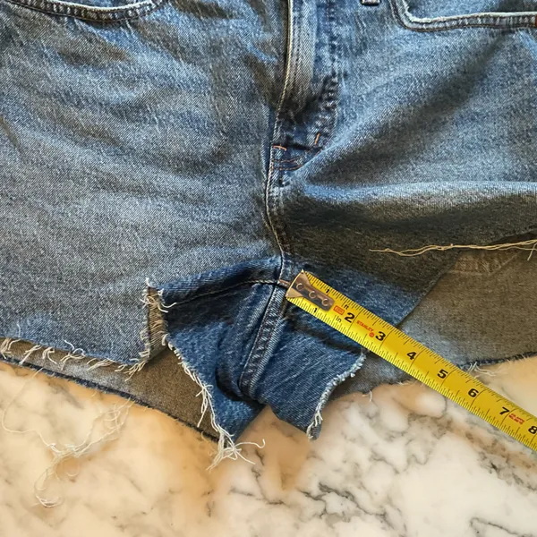 NWOT Madewell The Curvy Perfect Vintage Jean Short Sz 28 broken zipper - Image 10