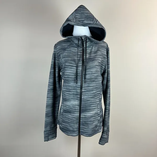Lululemon Define Jacket Womens 14 Nulu Space Dye Hoodie Full Zip Athleisure Yoga - Image 2