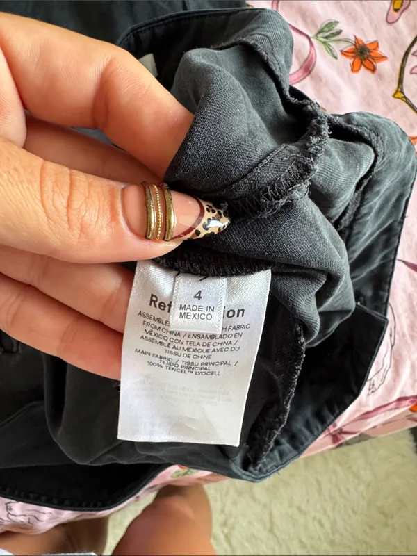 Reformation Black Mason Pants - Image 4