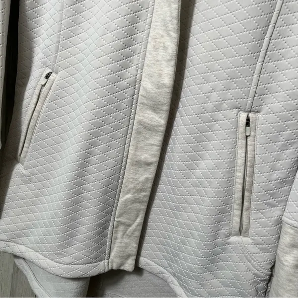 North Face Recover Up Quilted Coat Off‎ White Cream Womens Medium - Image 3
