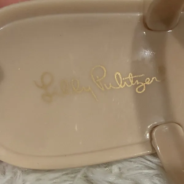 Lilly Pulitzer Glossy Nude Sandals - Image 3