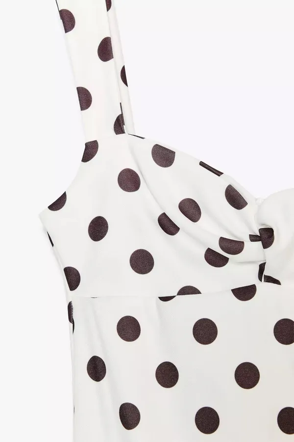 Zara Polka Dot Mini Dress - Image 15