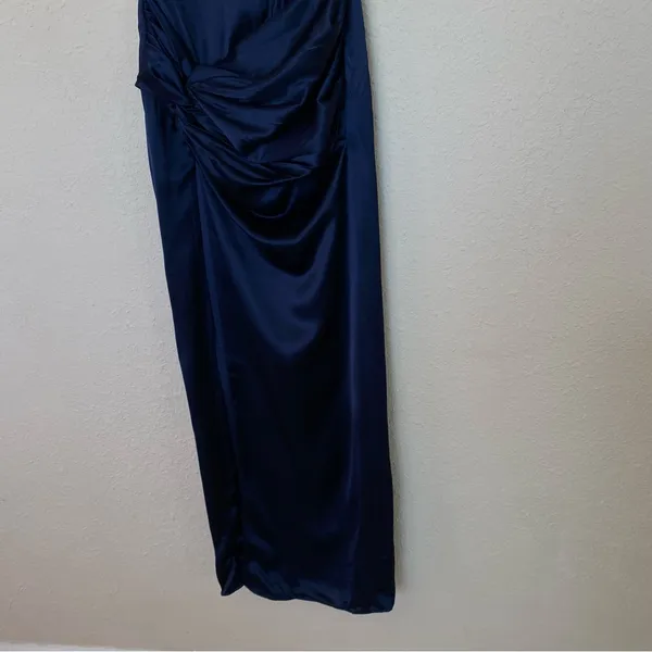 HOUSE OF CB 'Roxanne' Navy blue Thigh Slit Maxi Dress NWOT size M‎ - Image 12