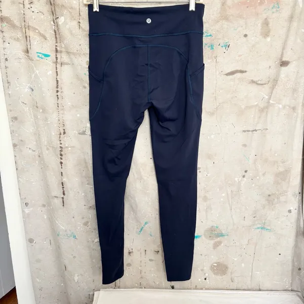 Lululemon Invigorate High-Rise Tight 28" True Navy - Image 4