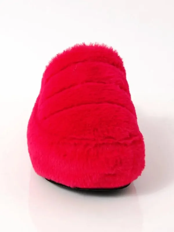 FREE PEOPLE NIB NWT It's A Vibe Platform Slippers / Dragon Fruit - Image 7