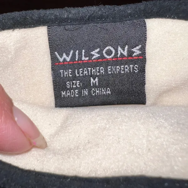 Wilson Black Leather Gloves Womens Medium Winter‎ Lined Touchscreen - Image 5