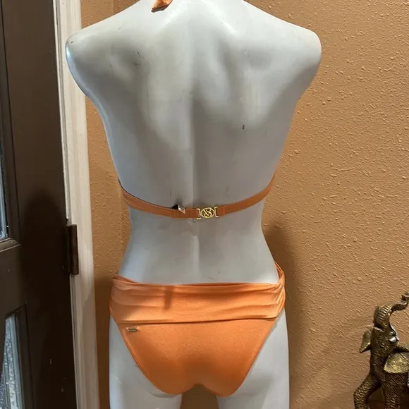 Victoria’s Secret orange padded two piece swimsuit - Image 3
