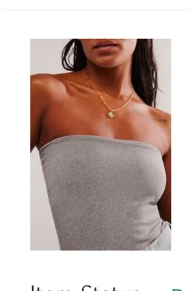 The Carrie Tube Free People - Grey - Image 3