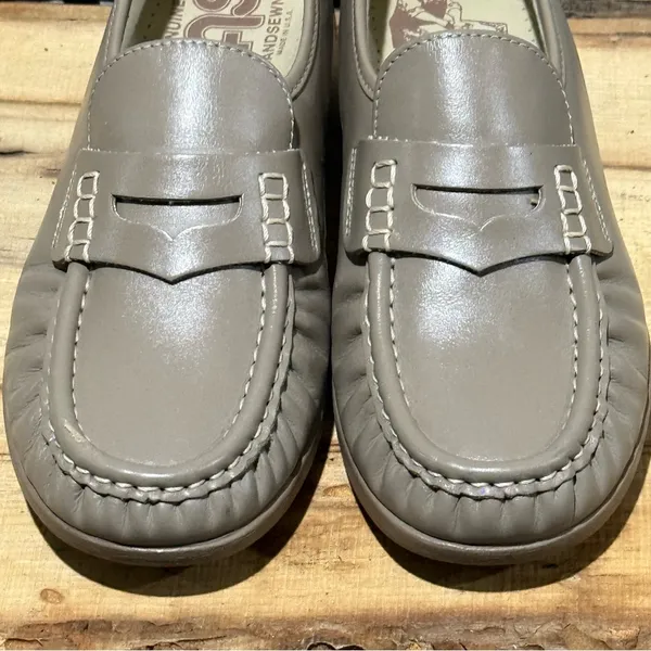 SAS 7W Timeless Mocha Leather Office Work‎ Teacher Comfy Everyday Fall Loafers - Image 4
