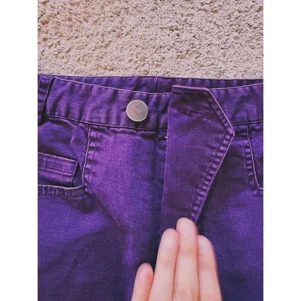Tuckernuck SEA Womens Quilted Barrel Cargo Pants Size 4 Purple Utility Scandi - Image 9