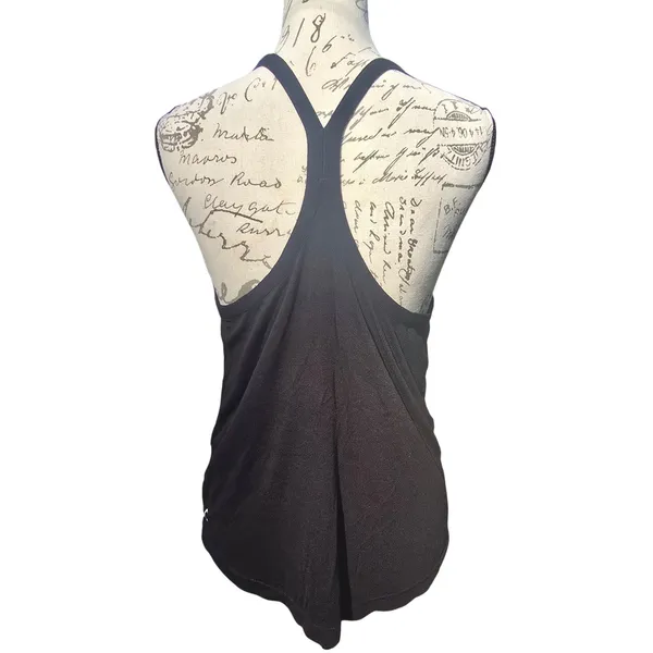 Zyia Active Black Racerback Tank Top Ribbed Scoop Neck ZA3341 Womens Medium‎ - Image 2