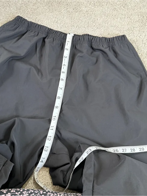 Offline by Aerie Nice Move Barrel Pants Pull On Lightweight in Black M Long - Image 13