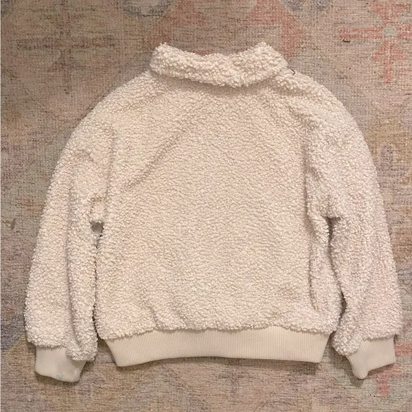 Universal Threads Cream Colored Sherpa Jacket - Image 2