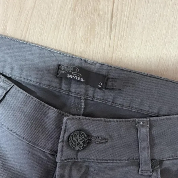 Prana‎ Gorpcore Granola Girl Womens Gray Cargo Pants Casual Utility Sz 6 - Image 4
