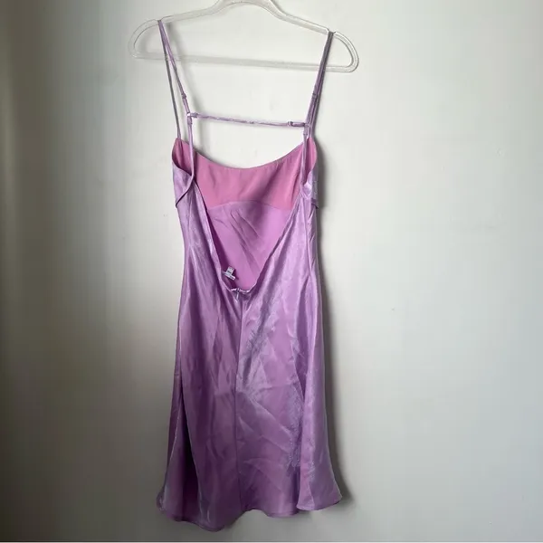 Princess Polly Violetta Purple Iridescent Mini Dress 8 - Image 7