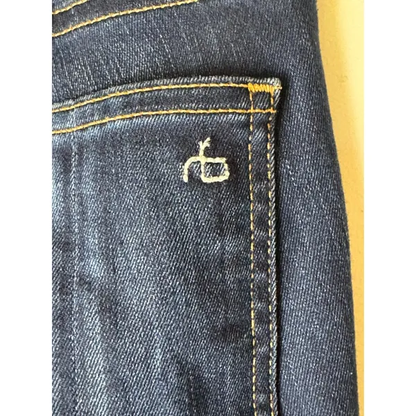 Rag & Bone Jeans Women 25‎ Blue Denim Bedford Wash High Rise Ankle Skinny - Image 8
