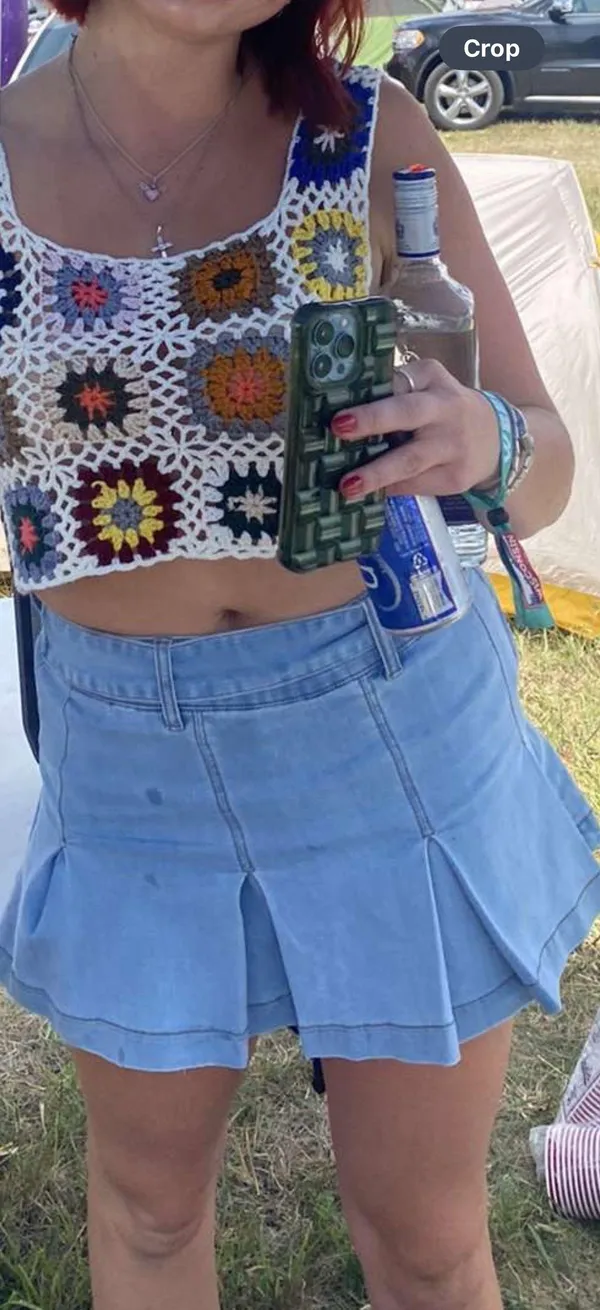 Garage Denim Skirt - Image 2