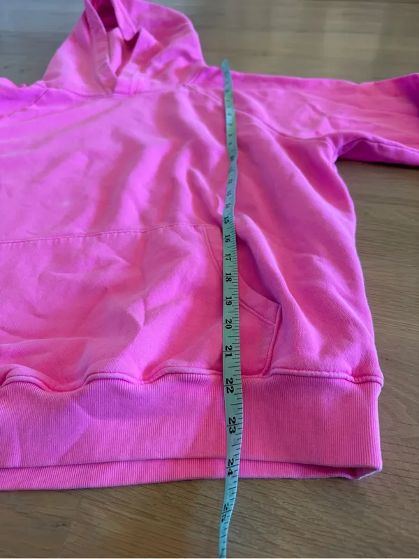 GAP VintageSoft Hoodie SUGAR PLUM NEON PINK SIZE MEDIUM - Image 11