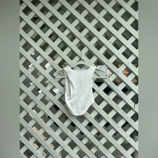 Anthropologie Seamless Henley Crop Top - Image 8
