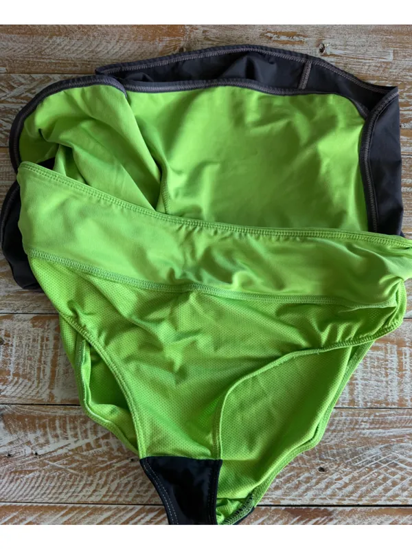 💚 Reebok Women’s Athletic Lined Running Shorts – Size Large – Lime Green - Image 5