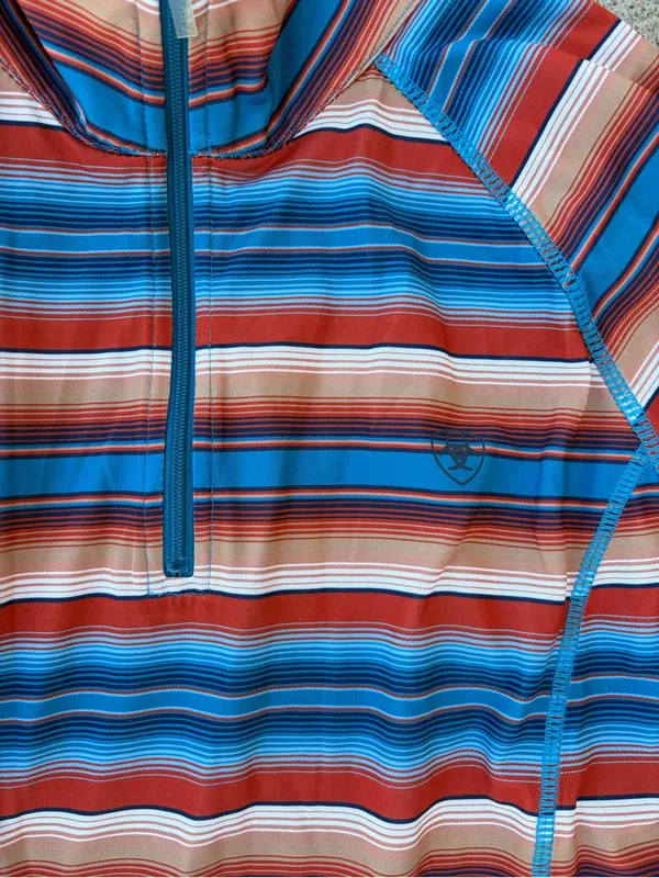 Ariat Tek Laguna 1/4 Zip Long sleeve top women's XL lightweight wicking - Image 3