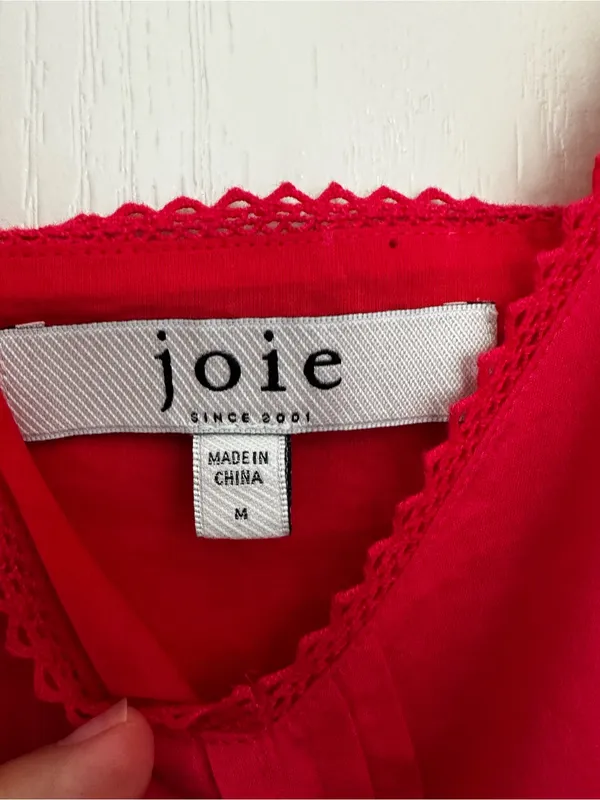 Joie Trinity Pintucked cotton mini Dress - Image 5