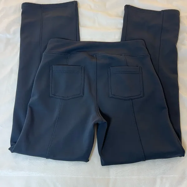 Athleta Womens Medium Straight Leg Leggings Gray‎ Pockets RN# 54023 - Image 7