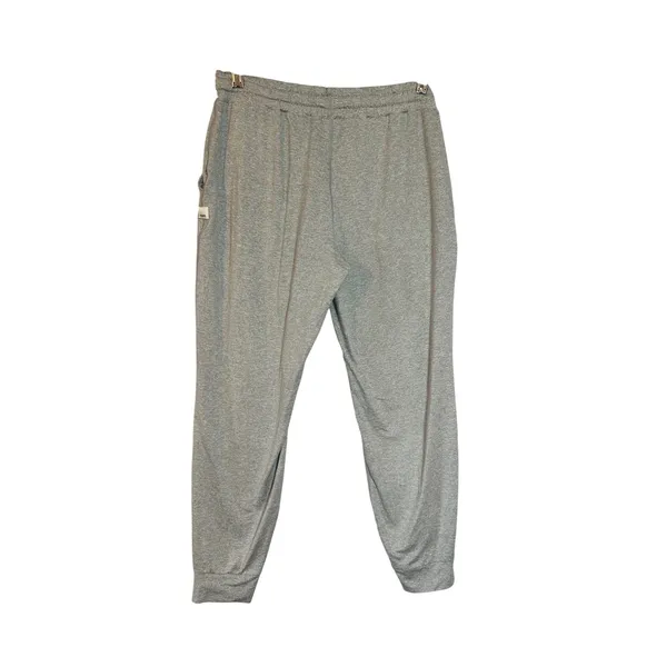 Vuori Performance Joggers Heather Grey Tapered Sweatpants Womens SZ M Soft Fall - Image 4