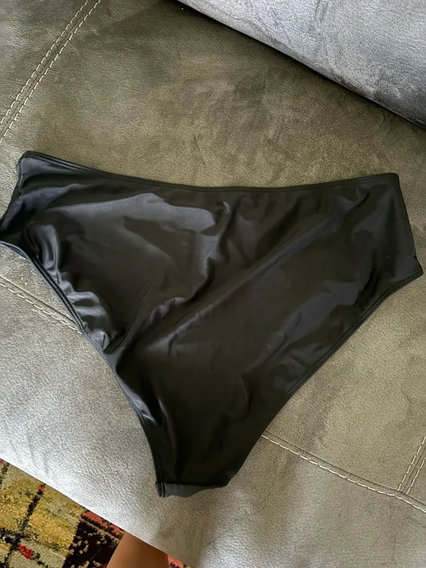 SheIn 2xl swim bottoms High waisted black NEW WITH TAGs - Image 3