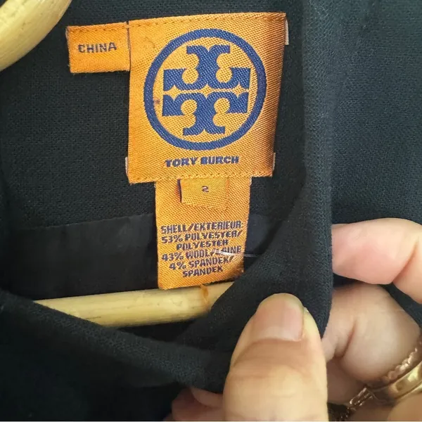 Tory Burch black shift work dress - Image 9