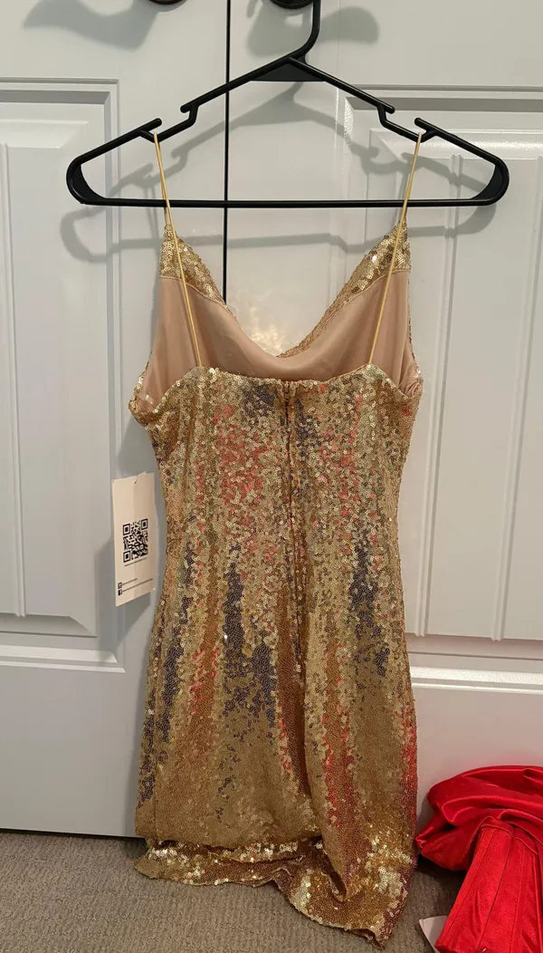 Gold Sparkly Dress - Image 2