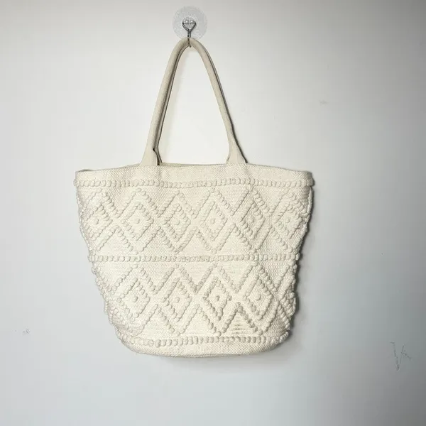 Shade & Shore Jacquard Print Blanket Tote Handbag‎ - Image 2