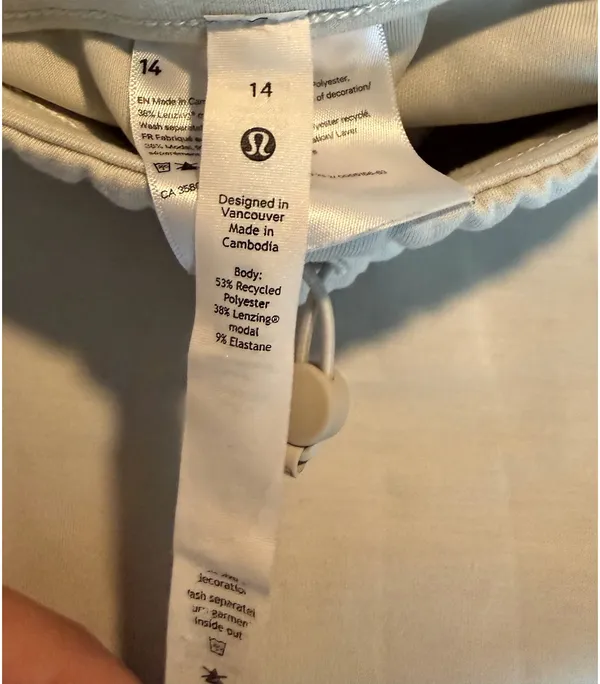 Lululemon Softstreme High-Rise Pant Light Ivory Size 14 - Image 3