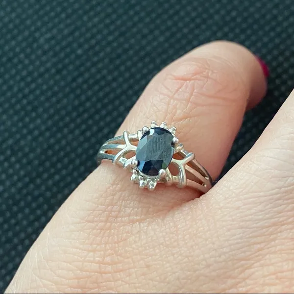 Black Onyx Sterling Silver Ring 5 - Image 4