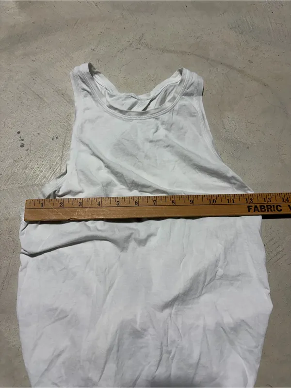 Lululemon active White Tank top tie back - Image 8