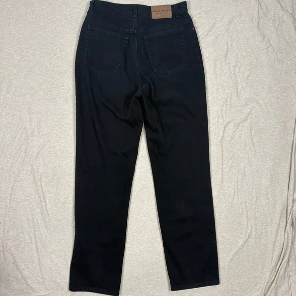 Lauren Jeans Co‎ Ralph Lauren Black Wash Straight Leg Denim Jeans Quiet Luxury - Image 6