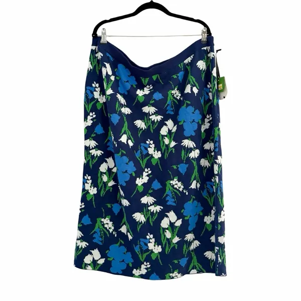 NWT KATE SPADE x TARGET Mixed Floral Sweater Midi Skirt Sz XXL - Image 3