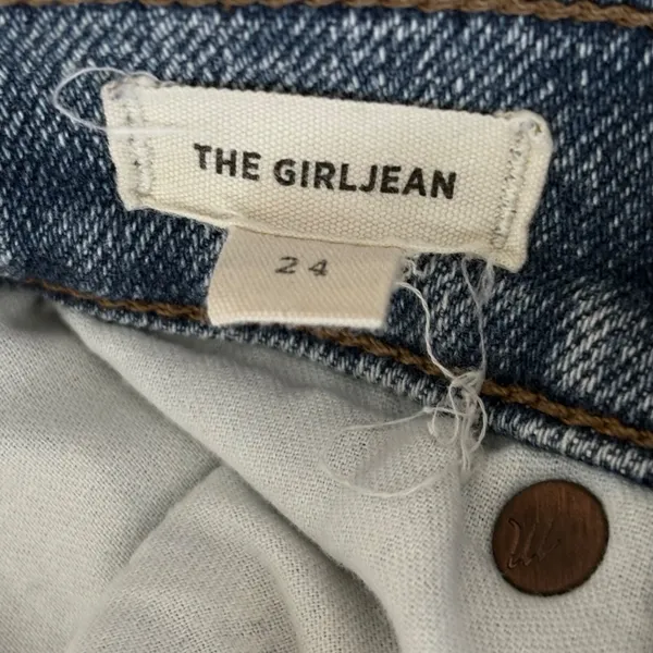 Madewell Women's Girljean‎ Girl Jean Denim Distressed Sz 24 Straight - Image 6