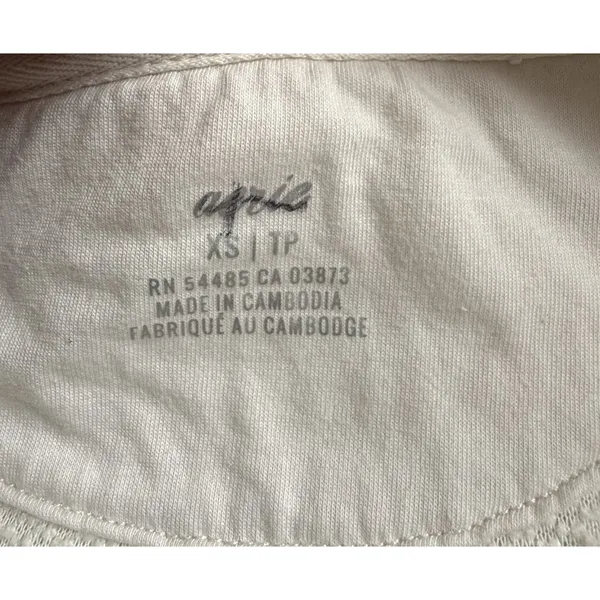 Aerie Dream Sherpa Cream Quarter‎ Zip Pullover Sweatshirt Sweater Jacket Size XS - Image 5