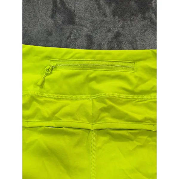 Lululemon Speed Up Low-Rise Lined Shorts Womens Neon Yellow W7AEVS 8 - Image 4