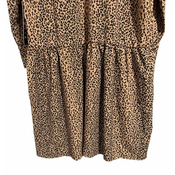 Tuckernuck Leopard Print Hayes‎ Dress Brown Women's Size XL - Image 6