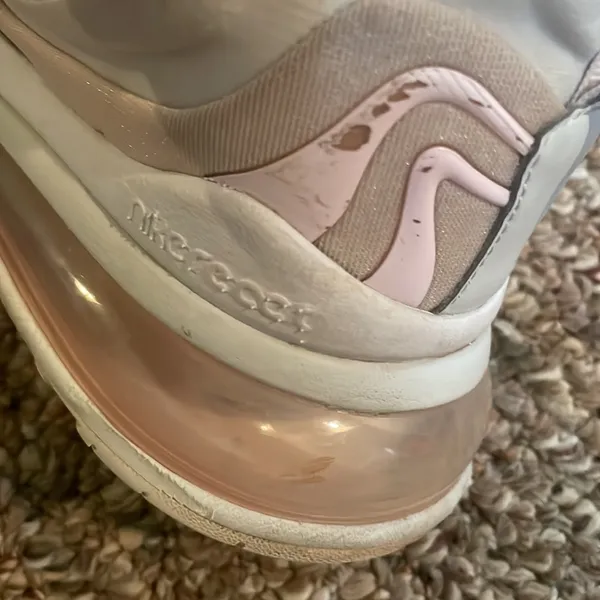 Womens Nike Air Max 270 React Photon Pink - Image 9