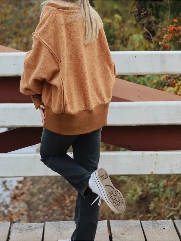 NWOT Free People Cozy Camden Sweatshirt - Image 2