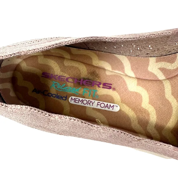 Skechers Size 9 Flats Pink Relaxed Fit Comfort Memory Foam Air Cooled Slip On‎ - Image 6